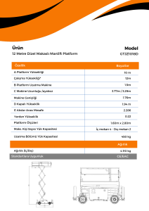 12 Metre Dizel Makasli Manlift Platform 1