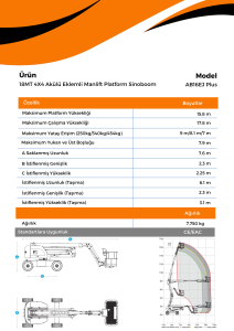 18MT 4X4 Akulu Eklemli Manlift Platform Sinoboom AB16EJ Plus