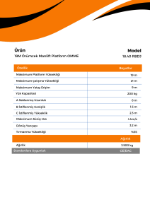 19M Orumcek Manlift Platform OMME 18.40 RBDJ