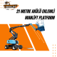 21 metre akulu eklemli manlift platform 5