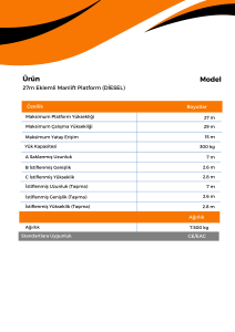 27m Eklemli Manlift Platform DIESEL
