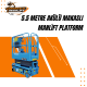 5.5 metre akulu makasli manlift platform 6