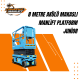 8 metre akulu makasli manlift platform junior 4